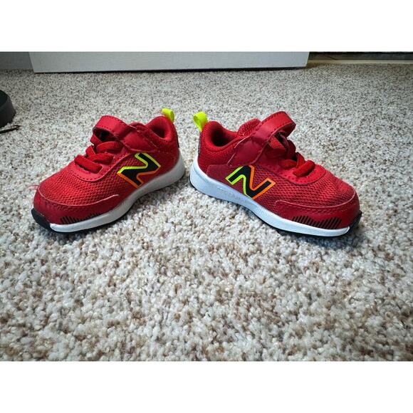 NEW BALANCE, Red Kids/Toddler shoes, size 5 - Picture 8 of 9